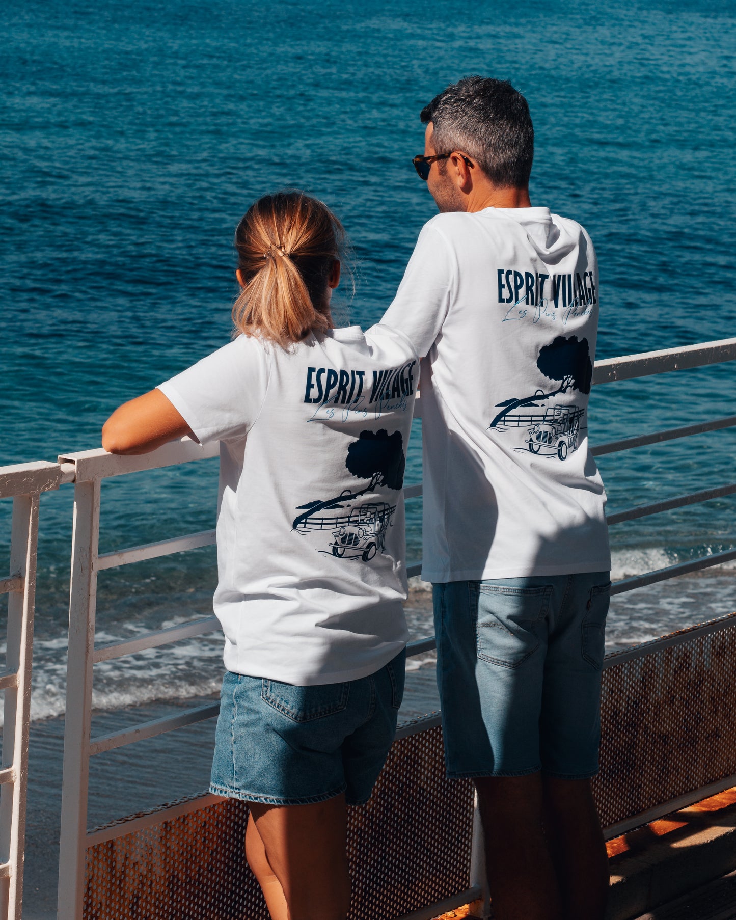 T-shirt "Les Pins Penchés" Blanc