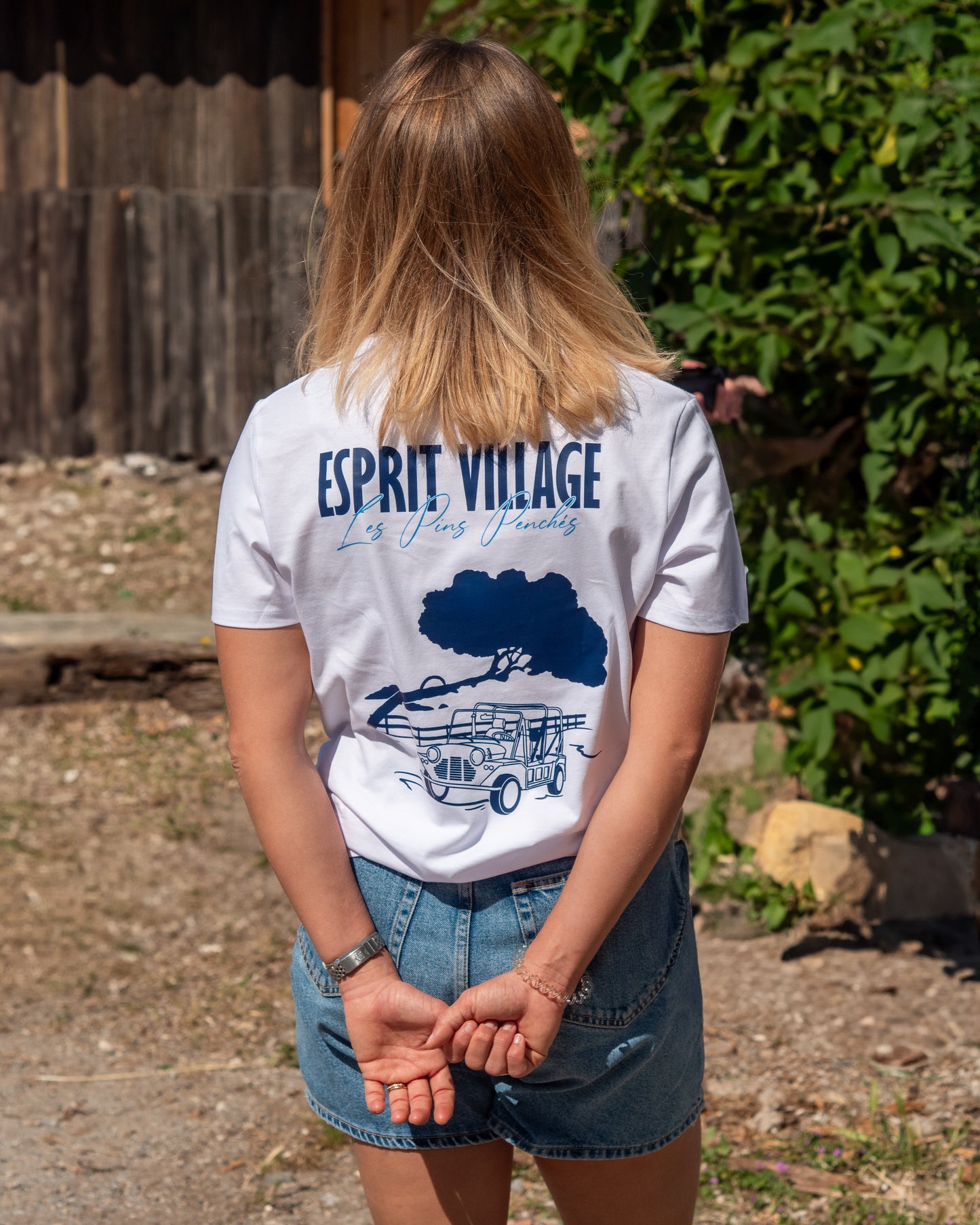 T-shirt "Les Pins Penchés" Blanc