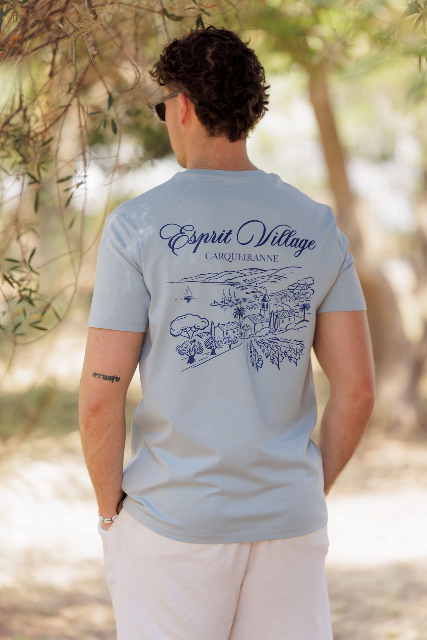 T-shirt "Carqueiranne" Unisexe - Ciel