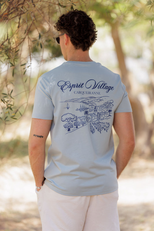 T-shirt "Carqueiranne" Unisexe - Ciel