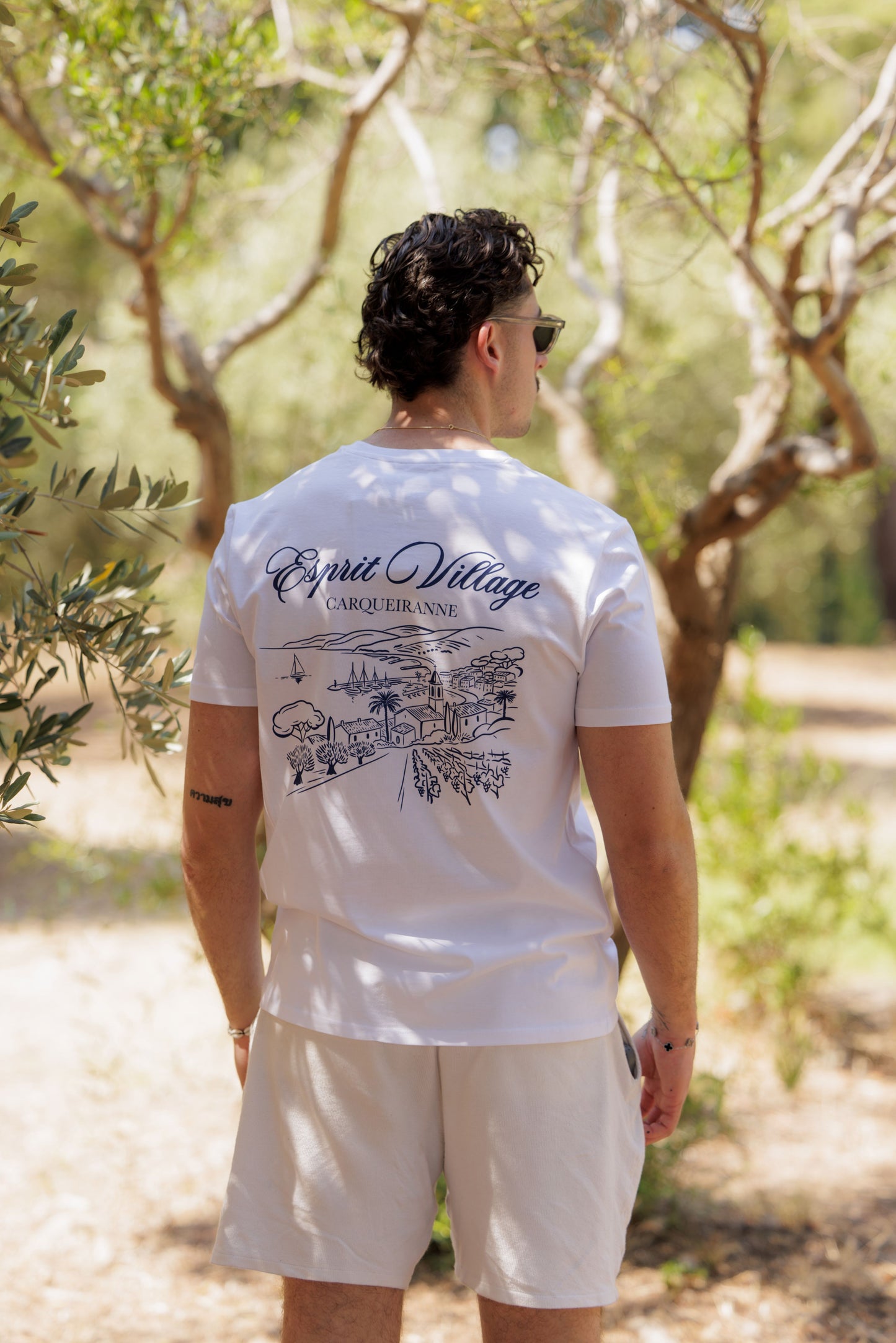 T-shirt "Carqueiranne" Unisexe - Blanc