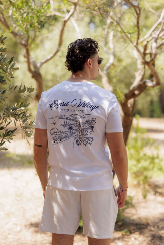 T-shirt "Carqueiranne" Unisexe - Blanc