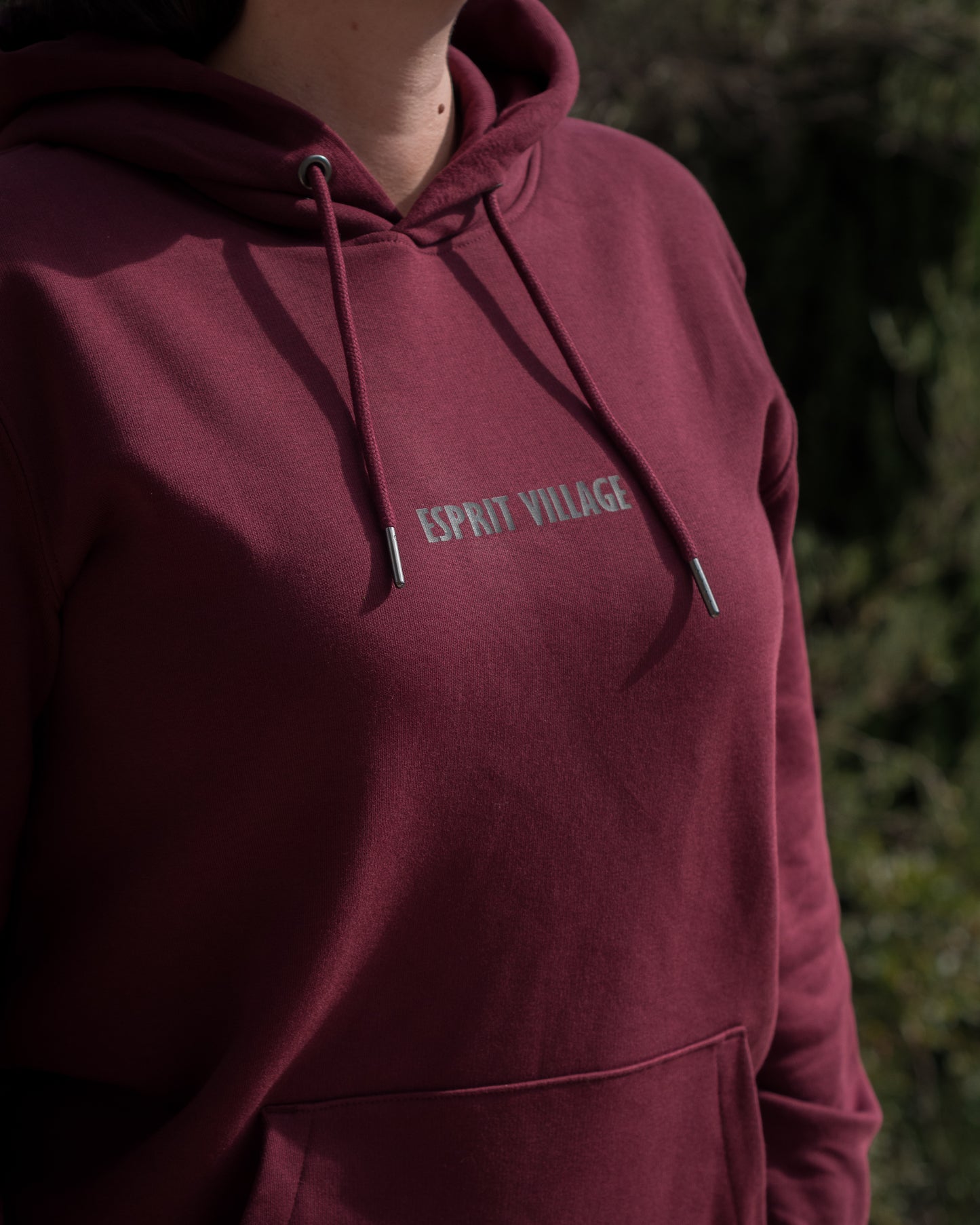 Sweat à capuche Bordeaux "Authentique"