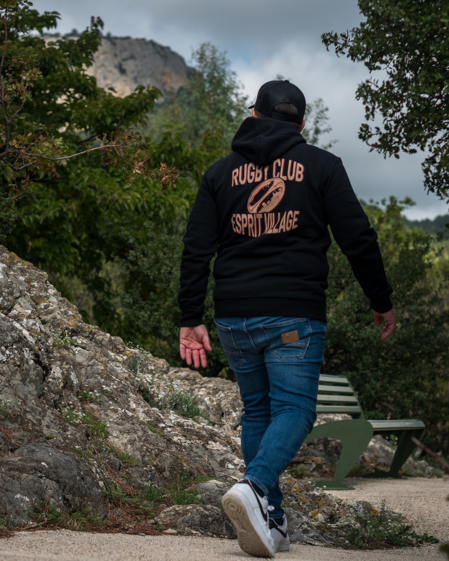 Sweat à capuche "Rugby Club"