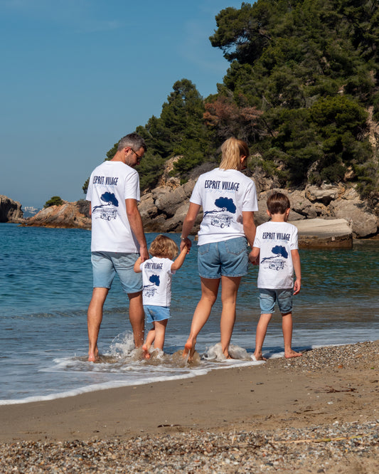 T-shirt "Les Pins Penchés" Blanc