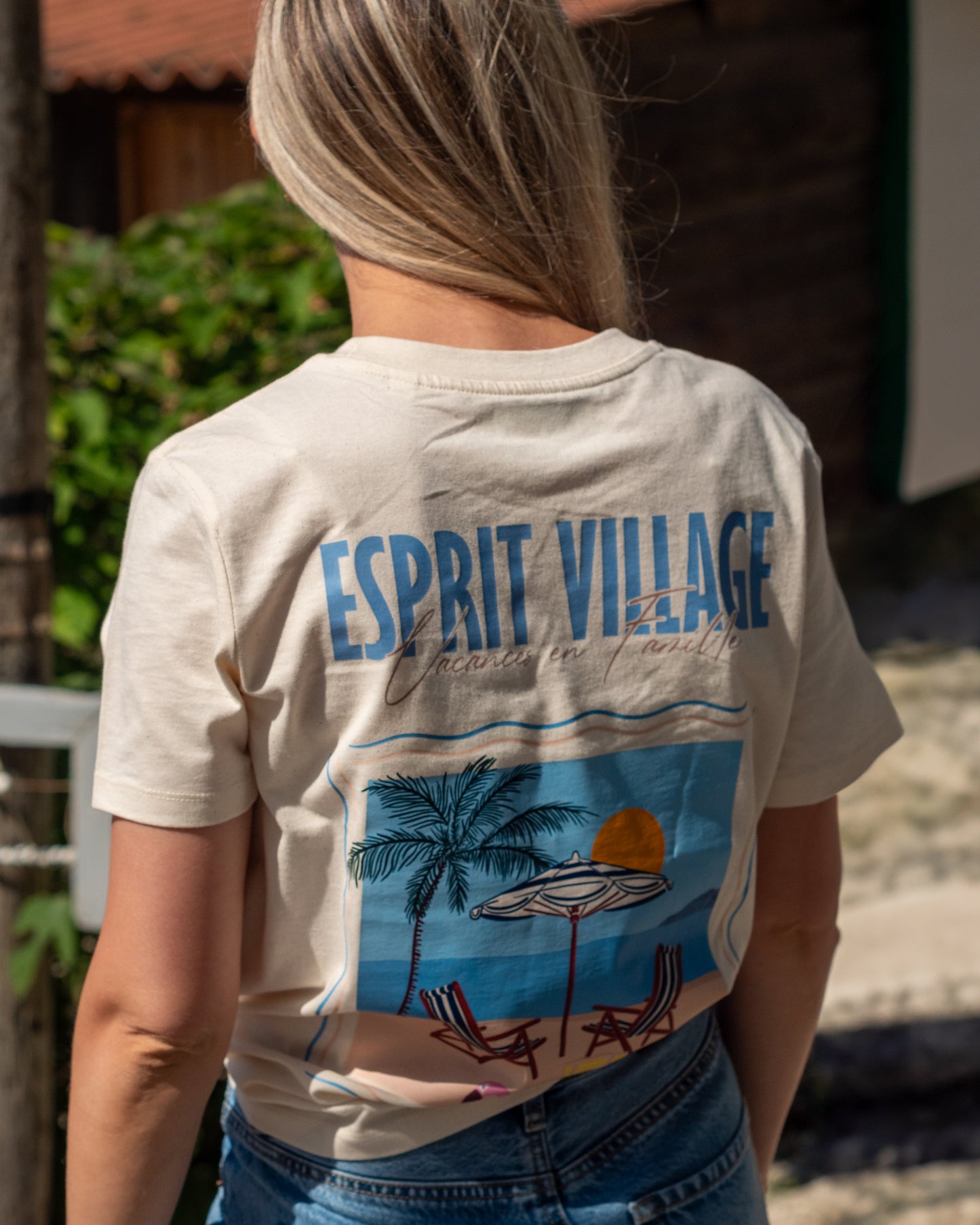 T-shirt "Vacances en famille" Femme