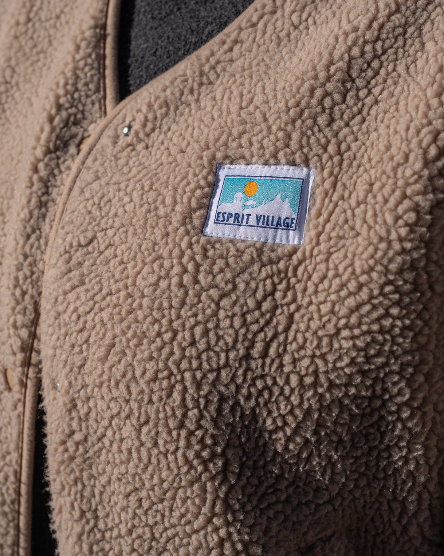 Veste sherpa sans manches – Femme