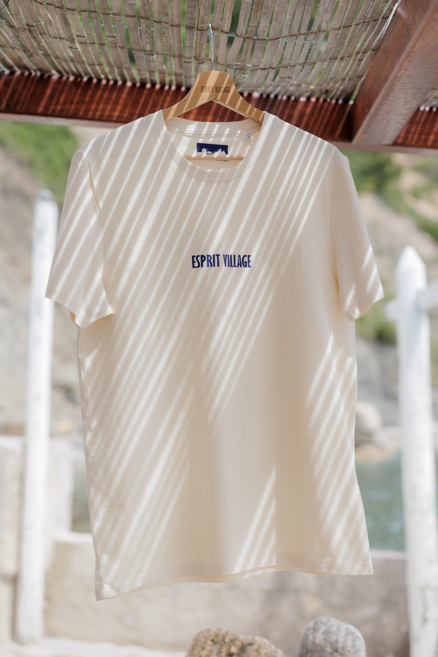 T-shirt "Timbres" Unisexe - Crème